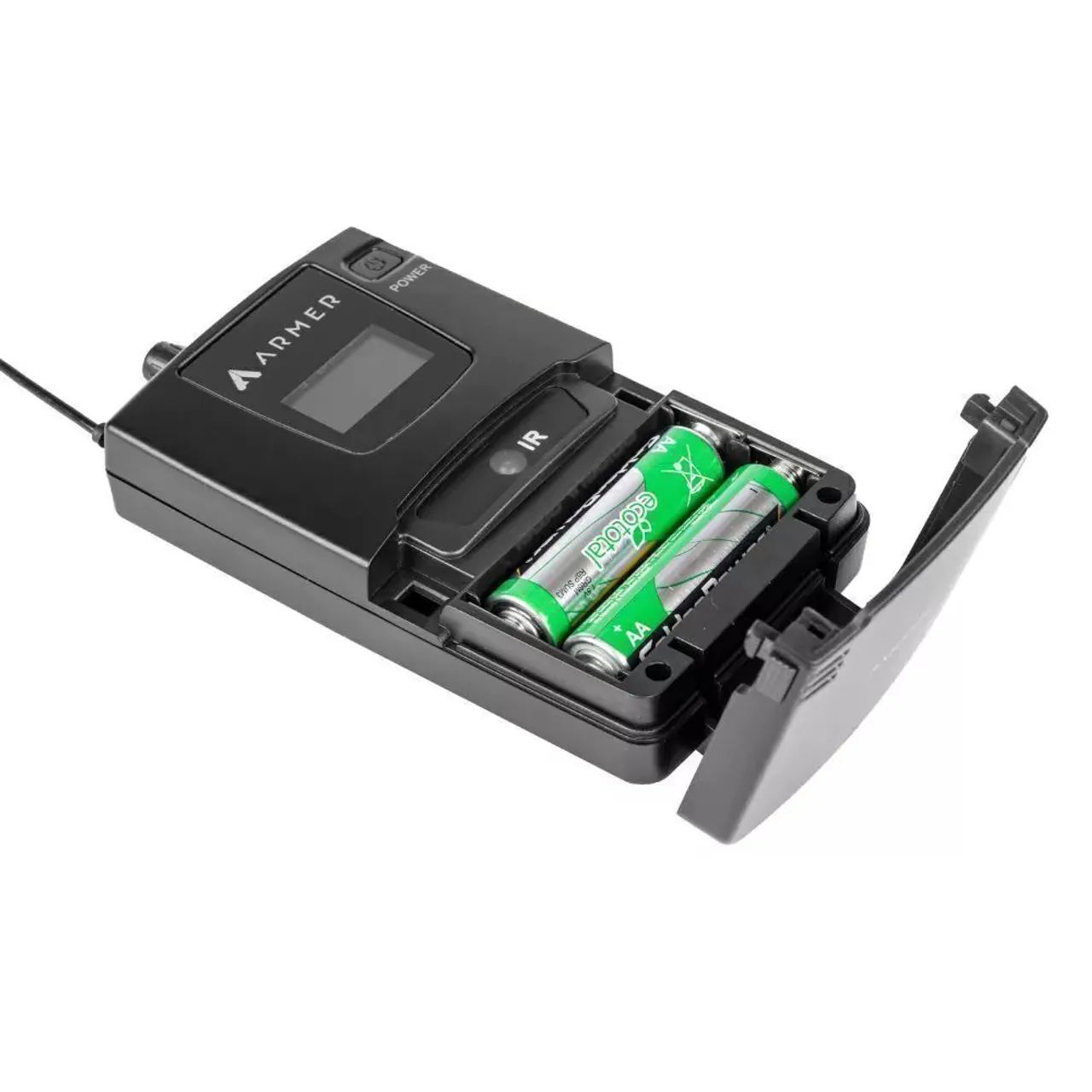 Transmissor Bodypack para Microfone Sem fio Headset ou Lapela Armer AX800-BP - Foto 3