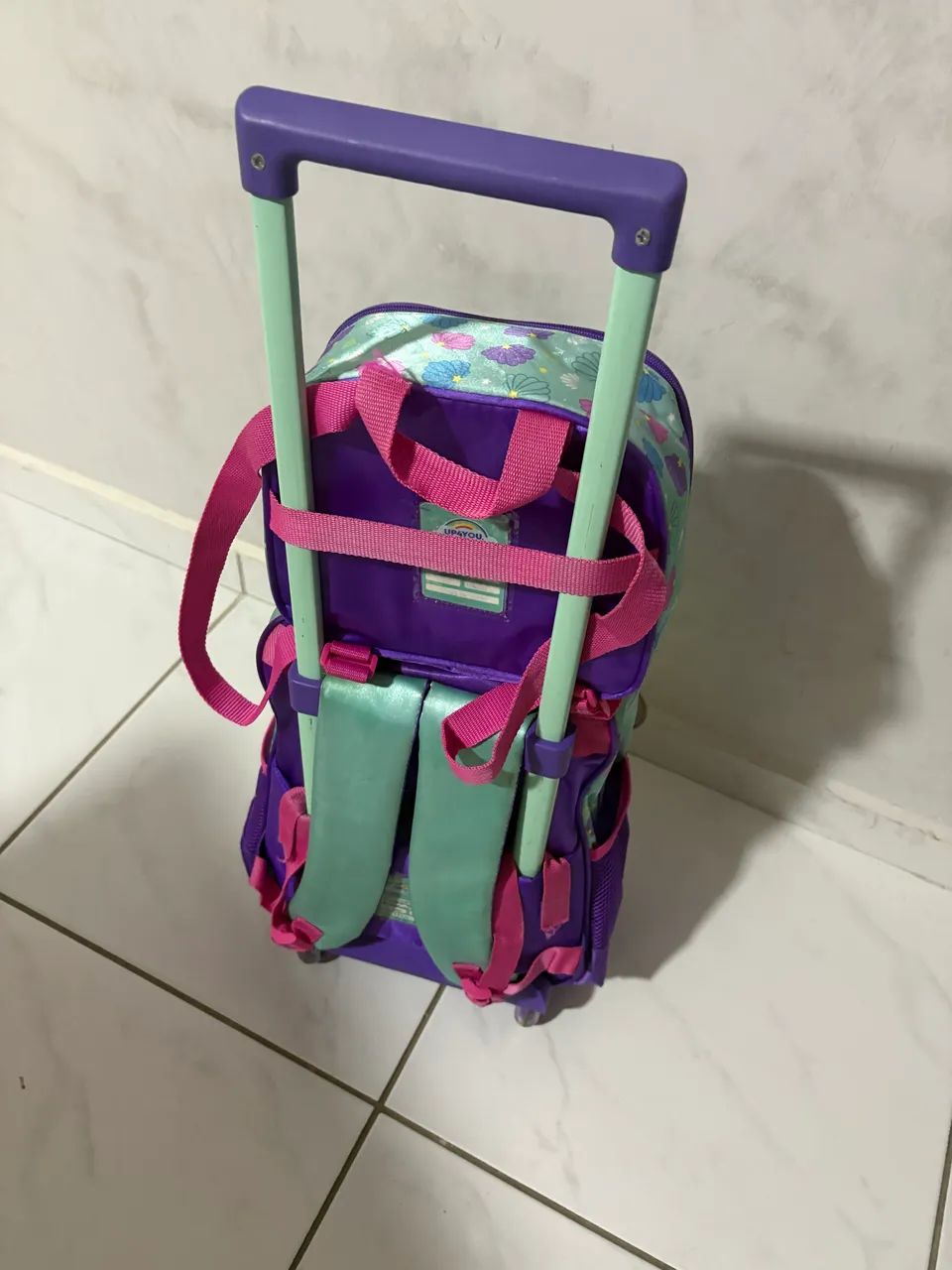 Bolsa Carrinho Escolar com Lancheira  - Foto 2