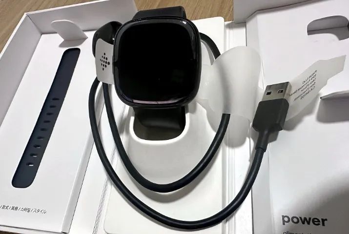 Fitbit Sense 2 (by Google) Graphite - Caixa Completa, Pouquíssimo - Foto 2
