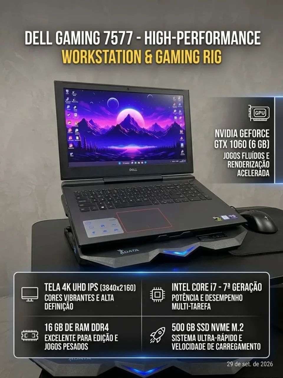 Vendo notebook gaming