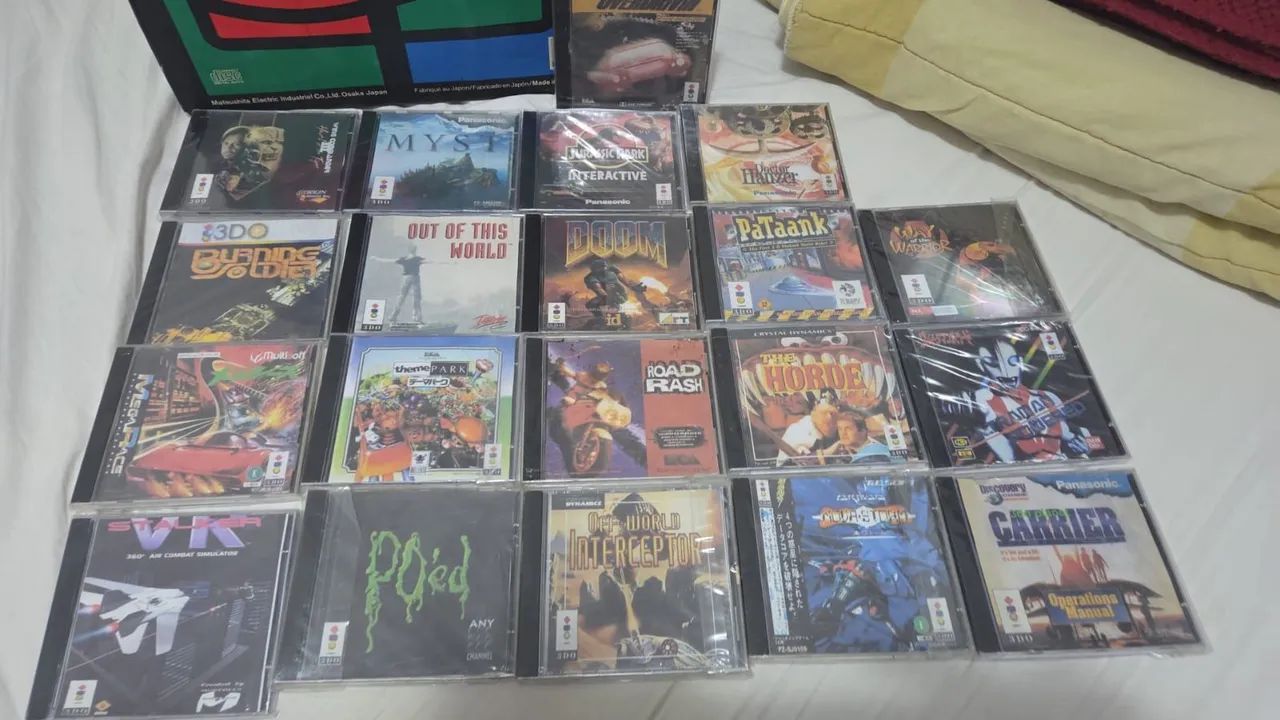 PANASONIC 3DO REAL FZ-10 INTERACTIVE MULTIPLAYER COM 19 JOGOS IMPECÁVEL!!! - Foto 3