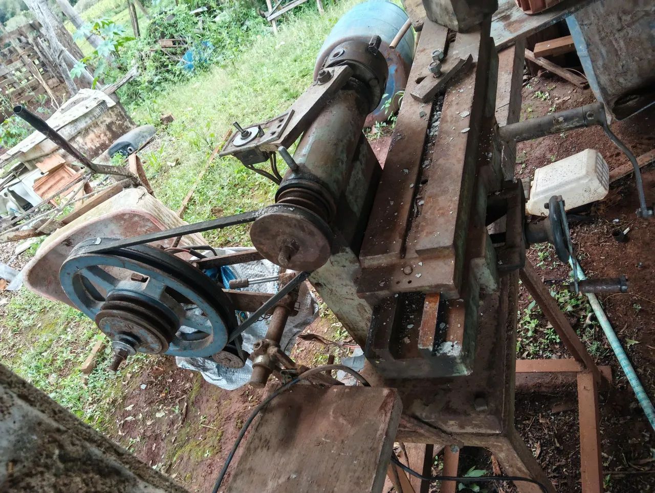 Torno para madeira e metal  - Foto 3