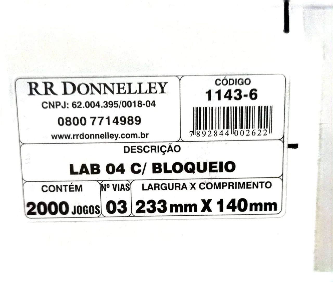 Caixa de formulário continuo Holerith impressora matricial - Foto 2