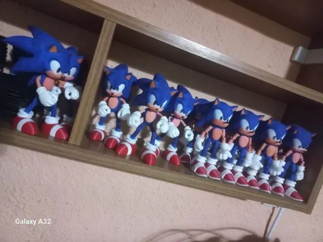 Boneco Sonic 3D - Coleção Articulado - Foto 4