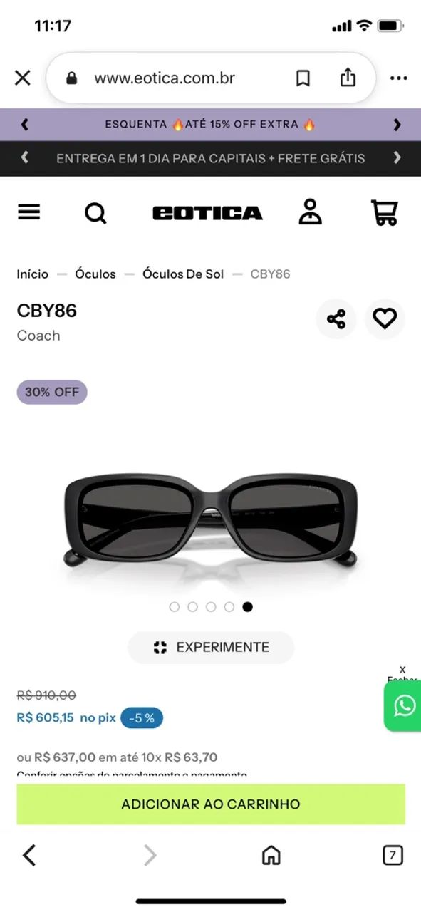 Óculos  - Foto 2