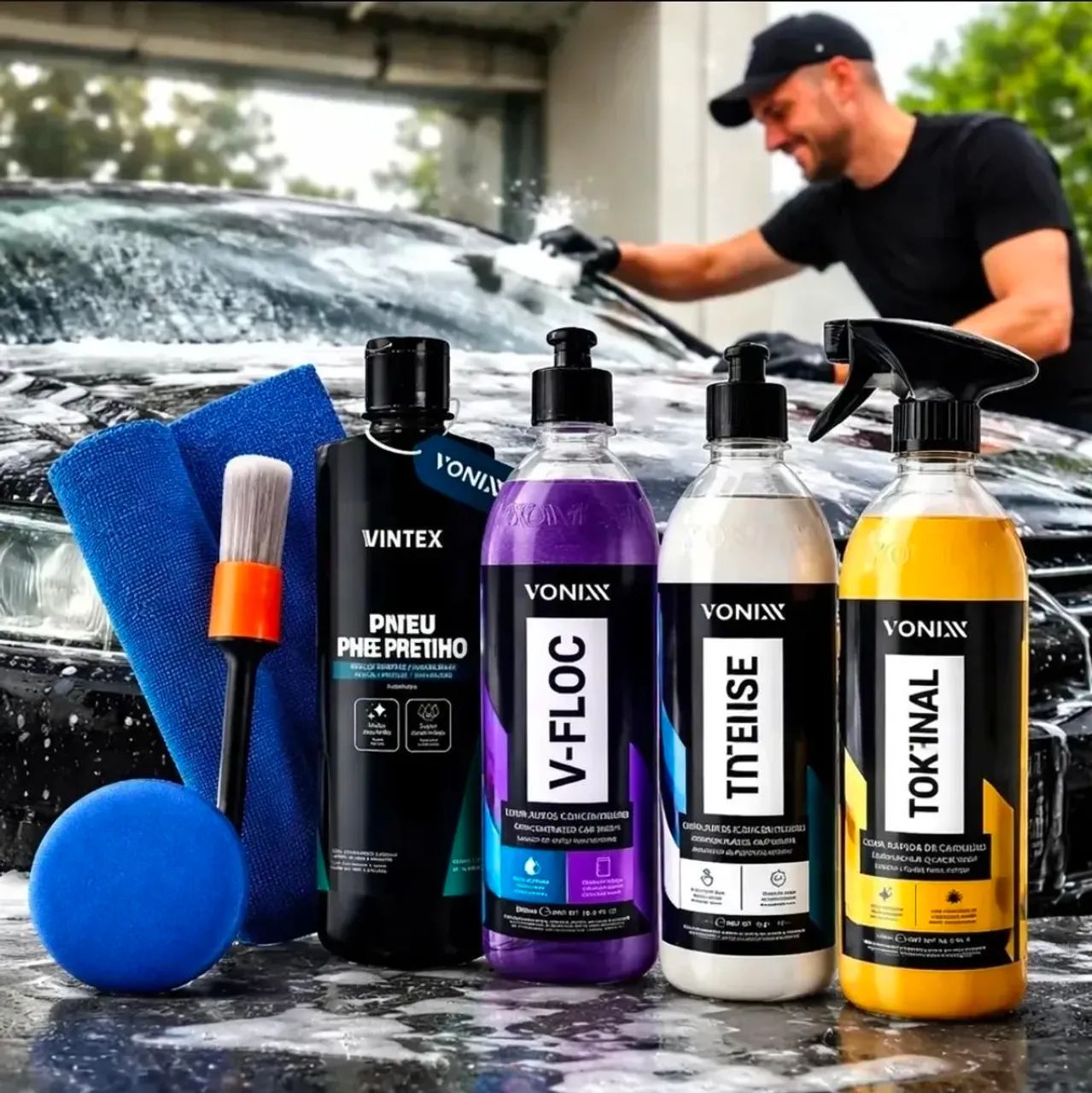 Kit Limpeza Automotiva Vonixx - Foto 2