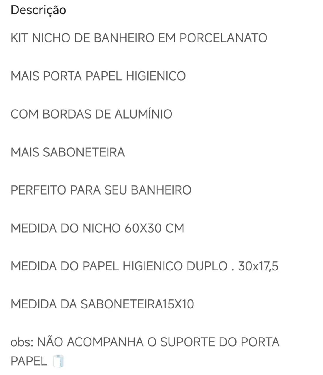 Trio de nichos banheiro  - Foto 2