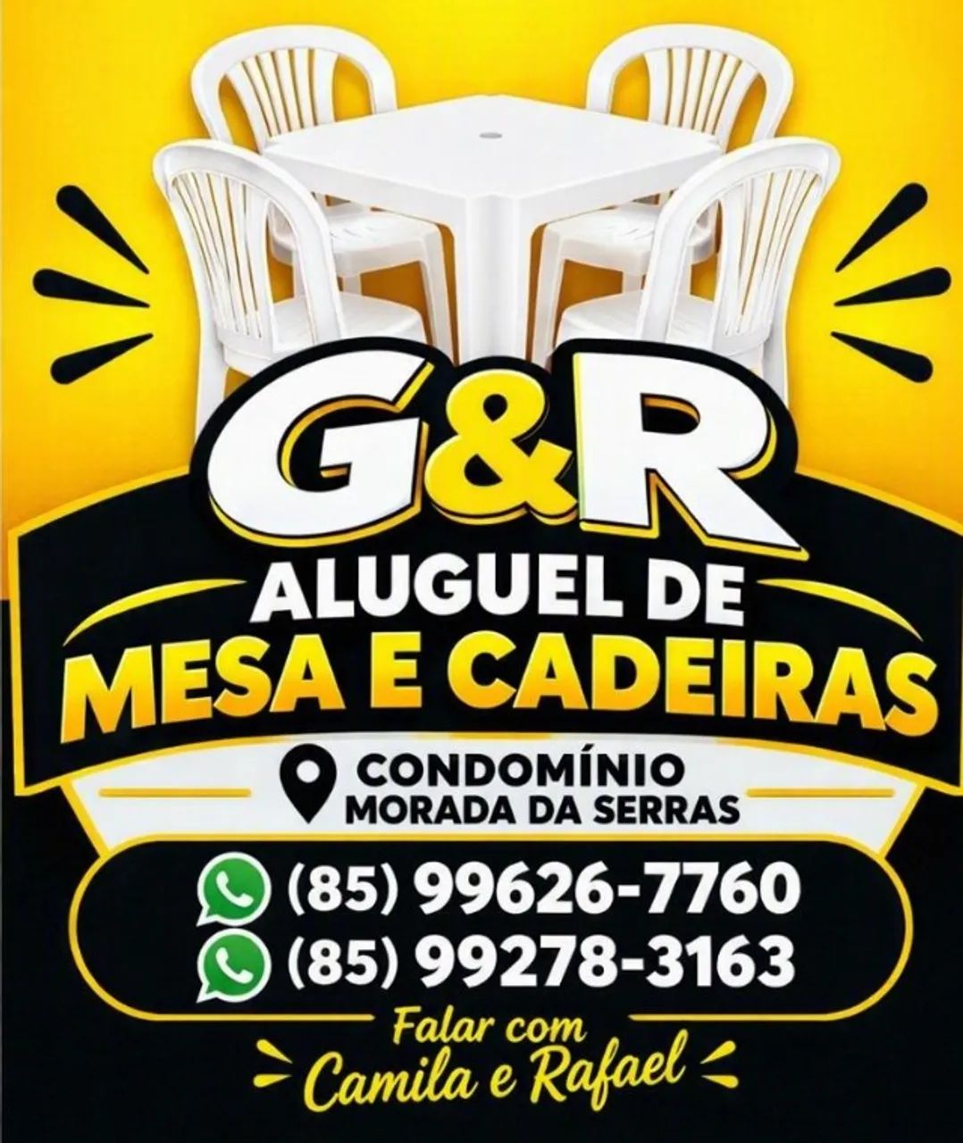 Aluguel de kits mesas e cadeiras  - Foto 4