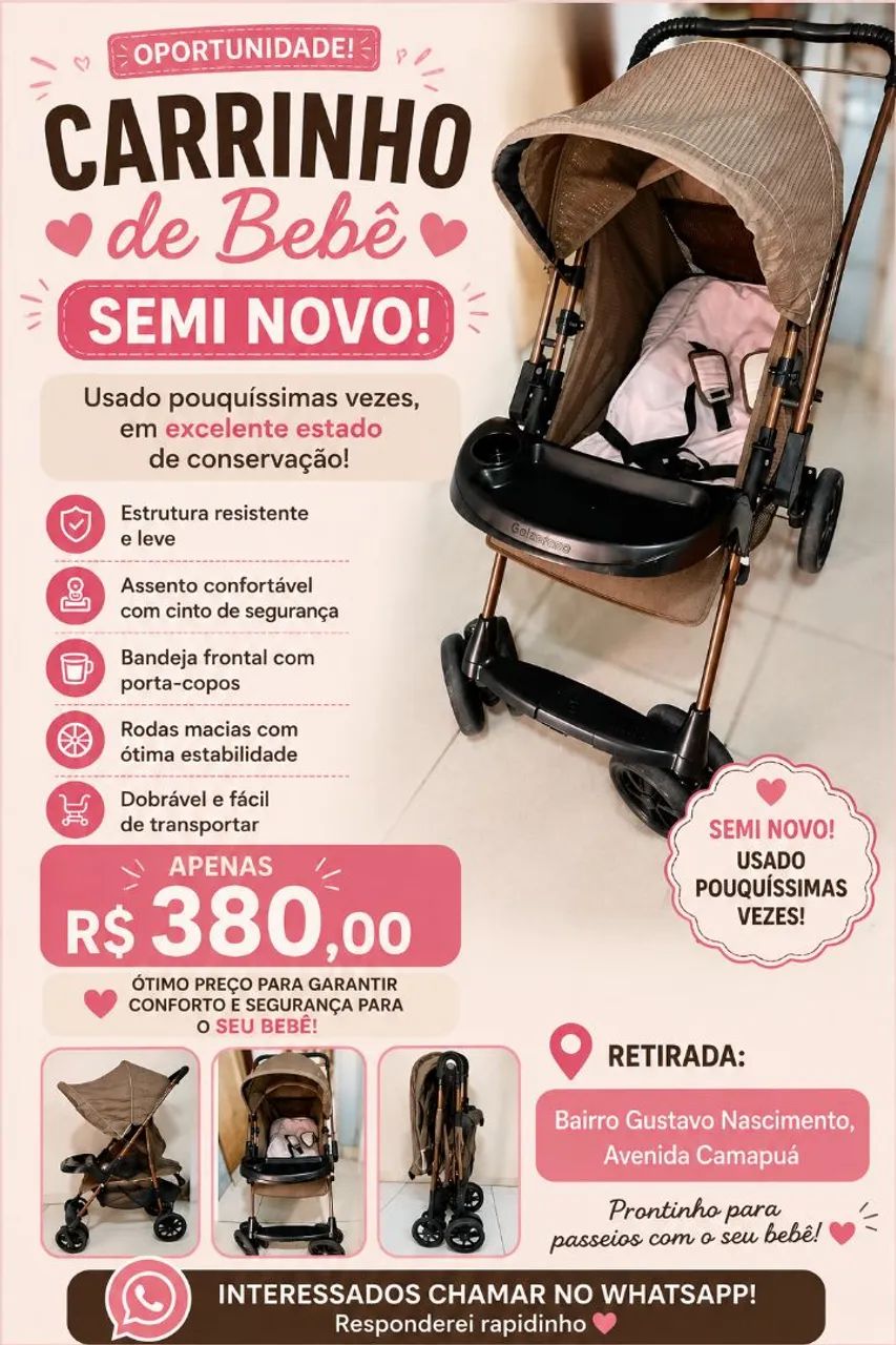 Carrinho Galzerano feminino 