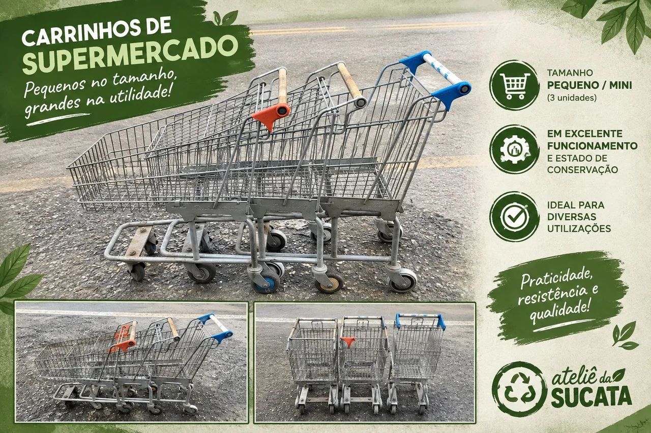 Carrinho de Supermercado Pequeno 