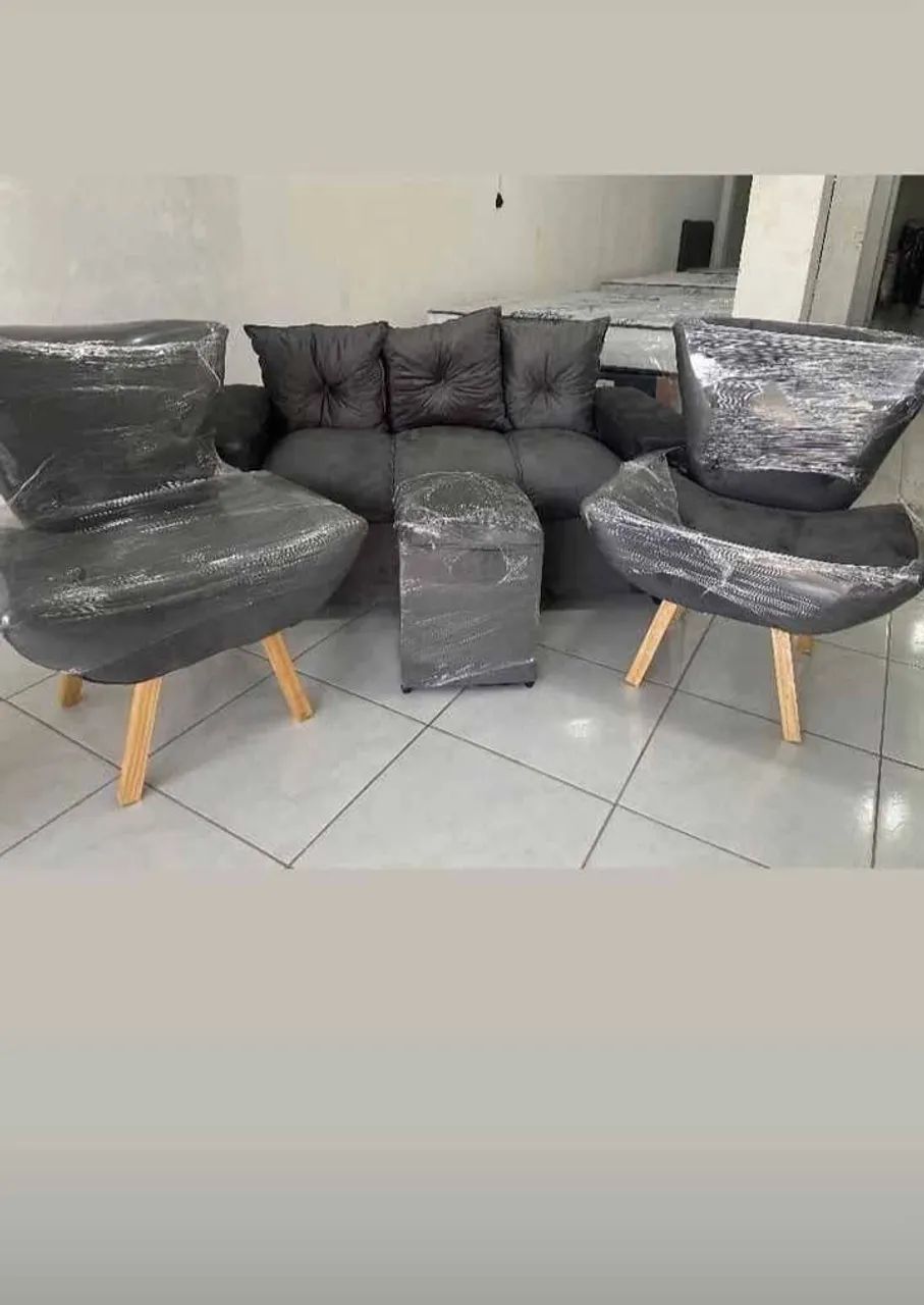 KIT DE SOFÁ COM 2 POLTRONAS  - Foto 4