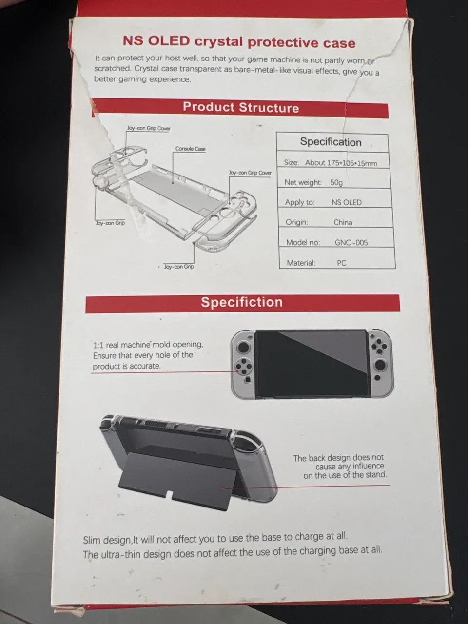 Capa Nintendo Switch Oled - Cristal - Foto 2
