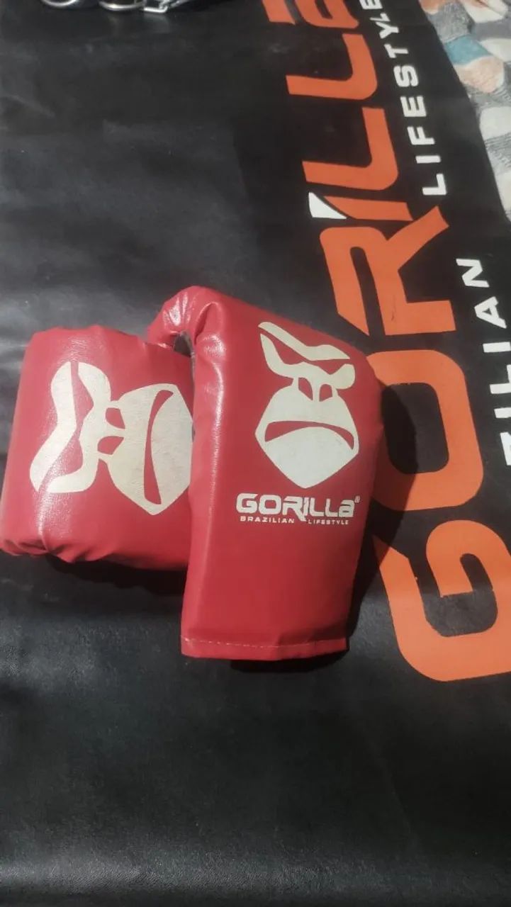 Saco de pancada gorilla 180 cm +par de luvas - Foto 3