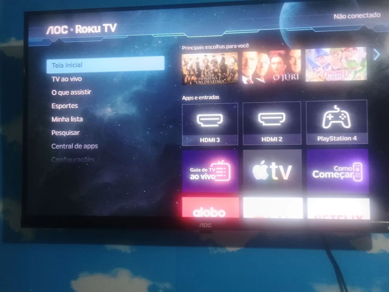 Tv Smart AOC 32 polegadas, Roku TV  c/ nota fiscal  - Foto 2