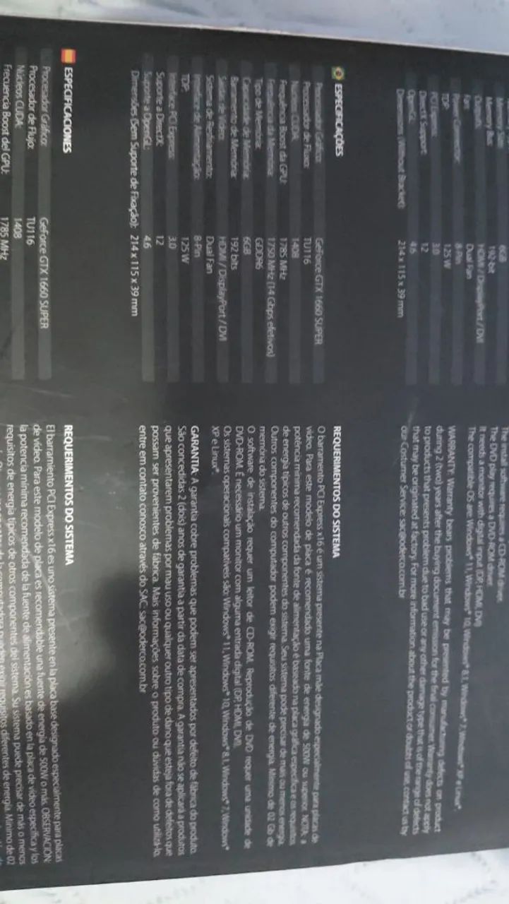 GTX 1660 Super (Nova) - Foto 4