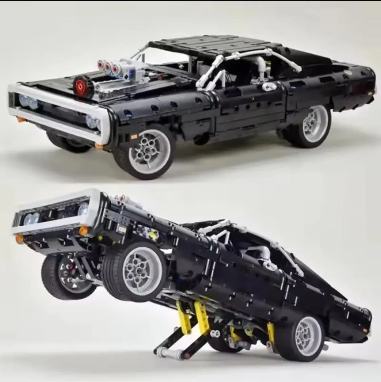 Dodge Charger  com 1077 Peças - Kit Bloco de Montar  - Foto 4