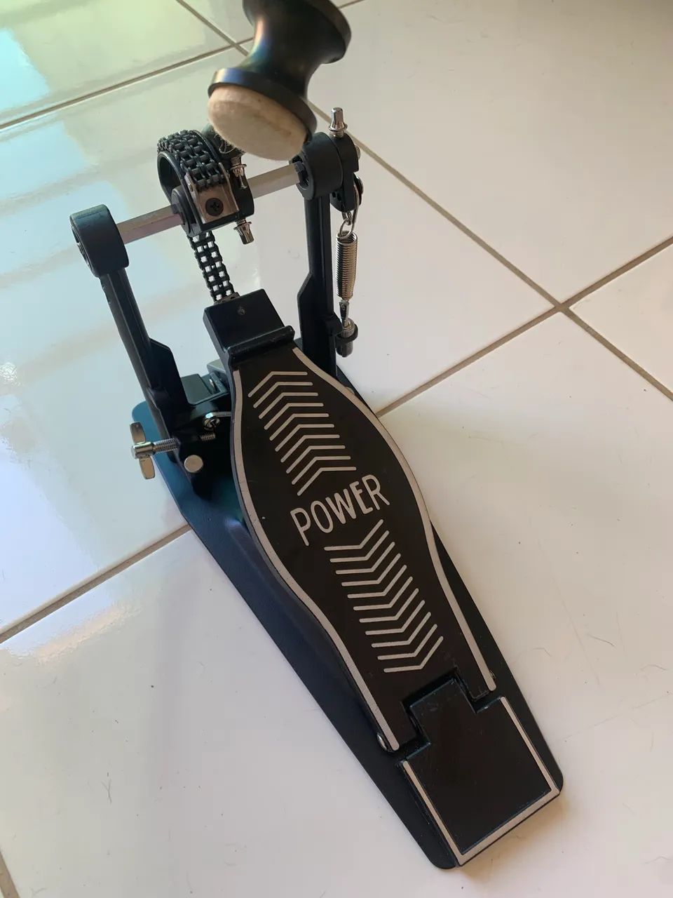 Pedal de Bumbo Simples Turbo Power - Novo e Robusto - Foto 3