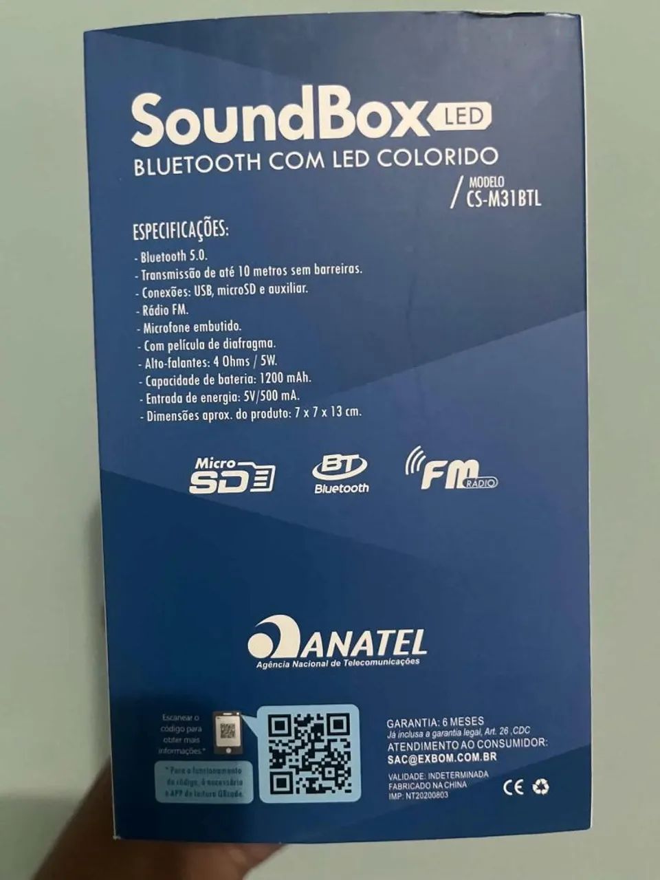 Mini Caixa de Som Portátil  - Foto 3