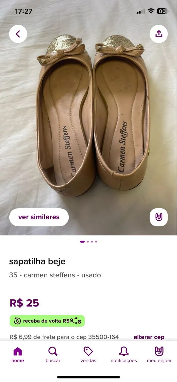 Sapatilha feminina 