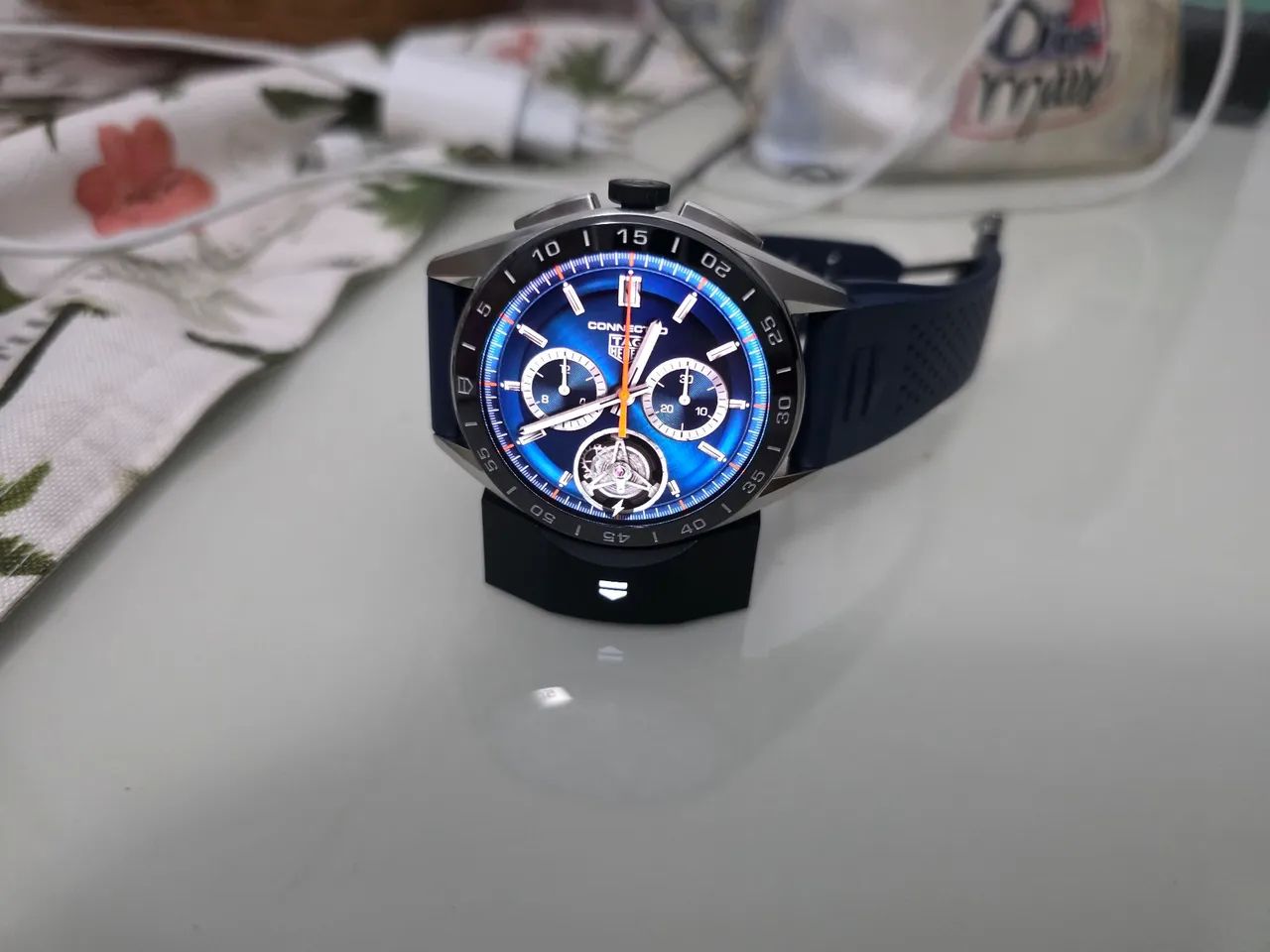 Relógio Tag heuer connected E4 impecável  - Foto 3
