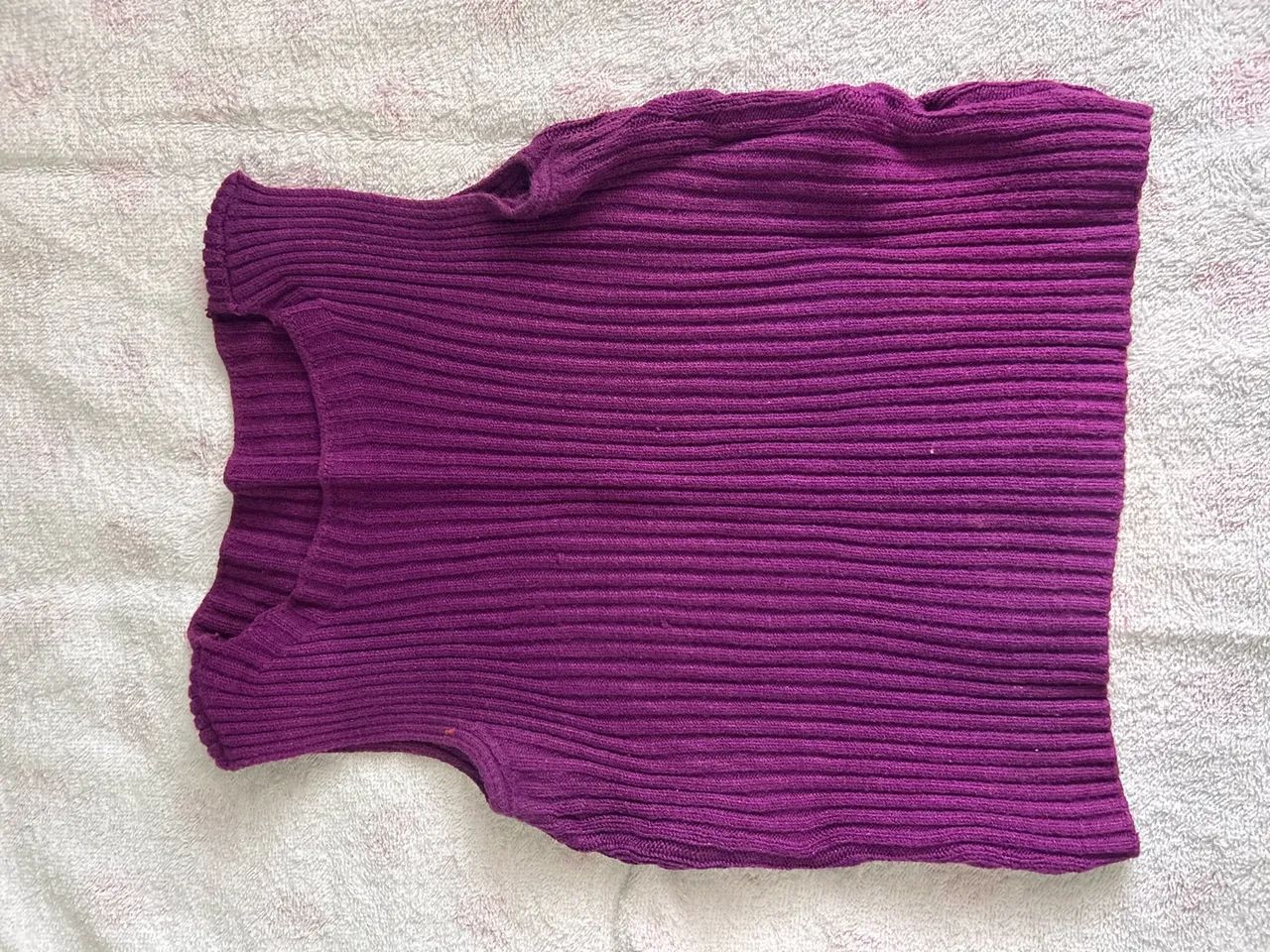 Cropped Roxo canelado PP