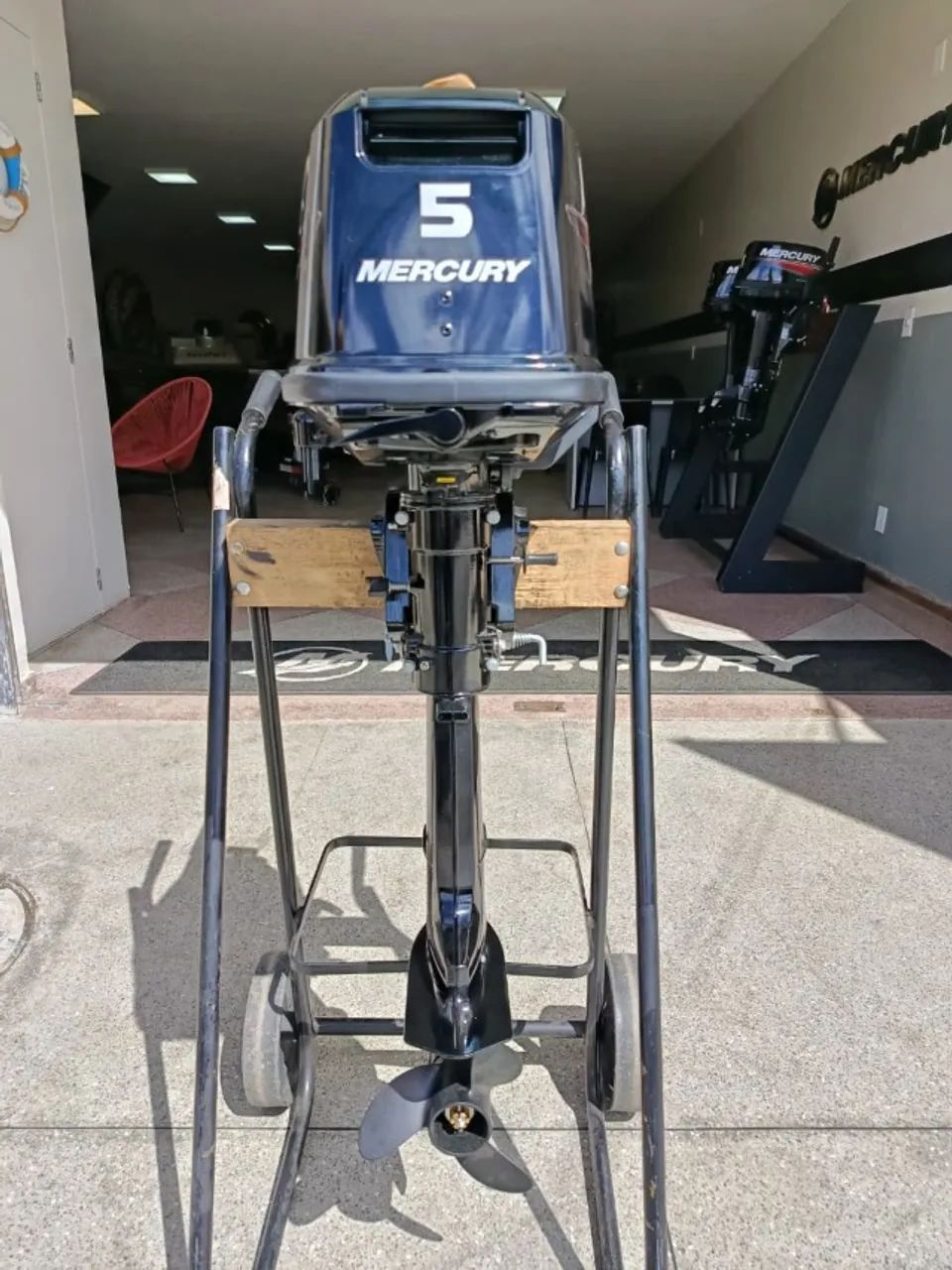 Motor de popa Mercury 5hp - Novo, pronta entrega  - Foto 2
