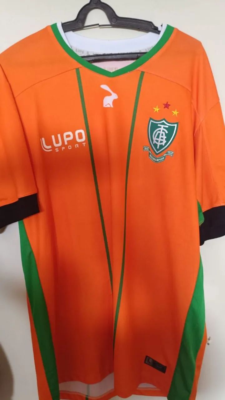 Camisa do América Mineiro da marca Lupo é prefeito estado de conservação  - Foto 5