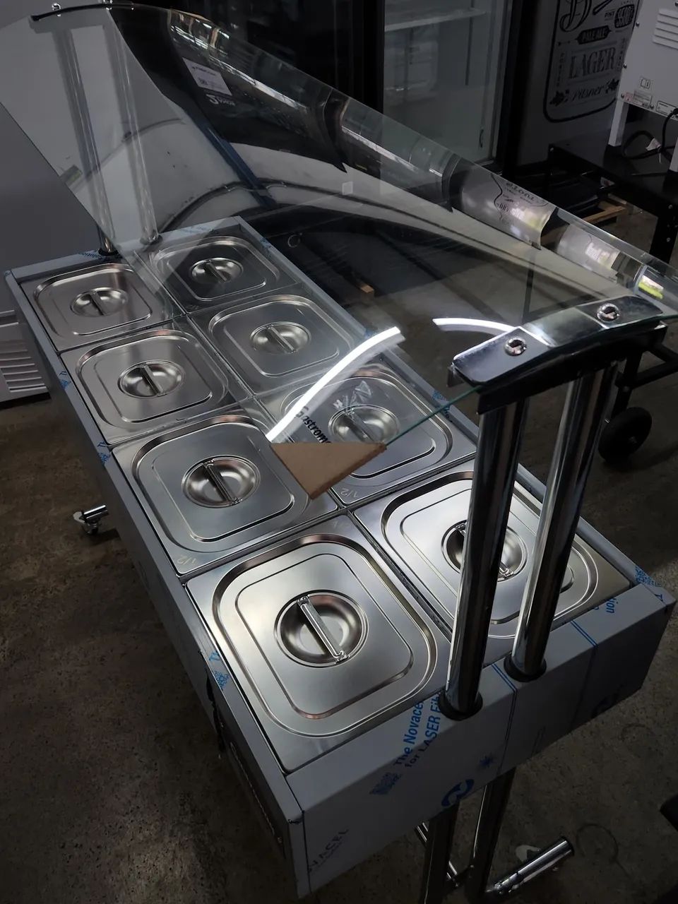 Buffet térmico 8 cubas