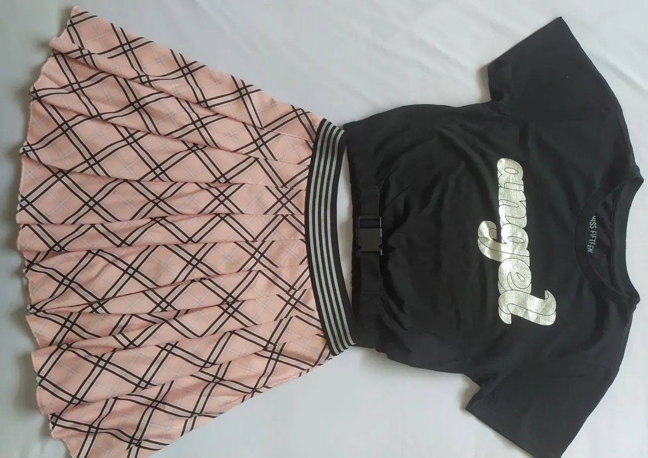Saía e blusa conjunto CeA