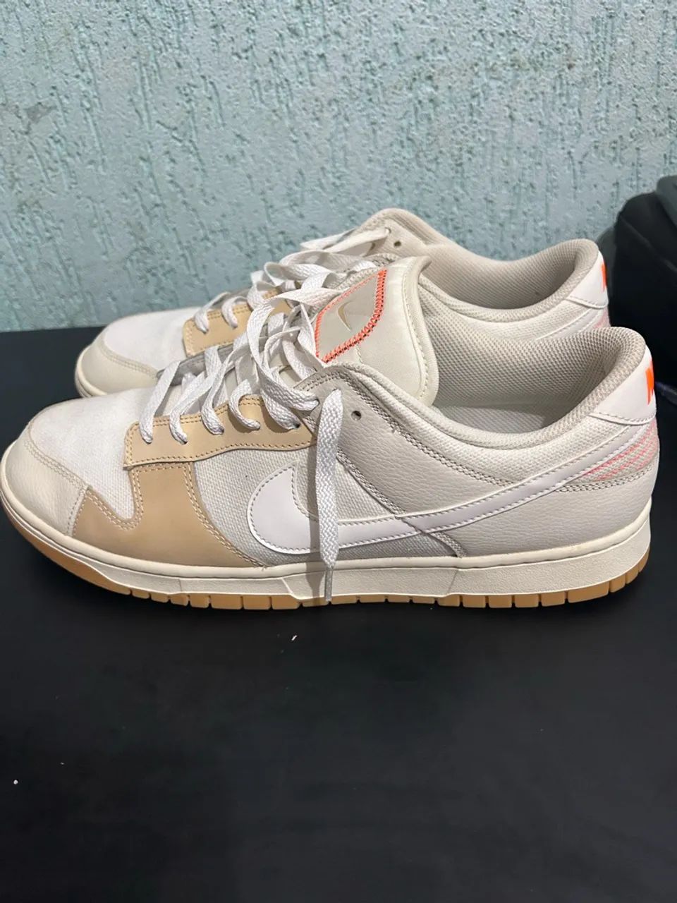 DUNK LOW SB BEGE BRANCO TAMANHO46 - Foto 3