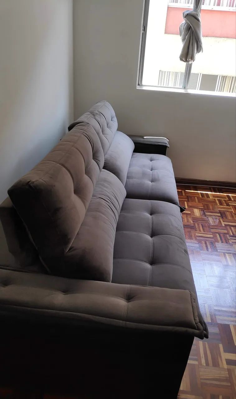 Sofá Top Retrátil semi novo - oportunidade - Aceito oferta - Foto 2