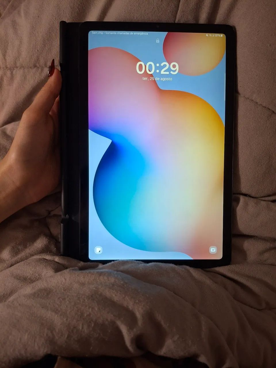 Tablet Samsung tab s6 lite 128gb 4gb RAM perfeito estado - Foto 3