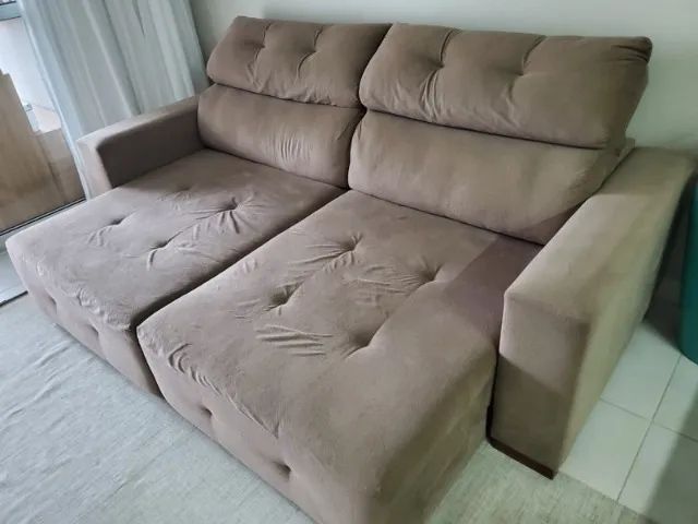 SOFÁ RETRÁTIL E RECLINÁVEL DA HABITATO SOFA  + PUFF    - Foto 3