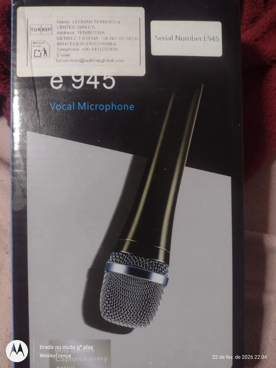 Vendo microfone novo - Foto 2