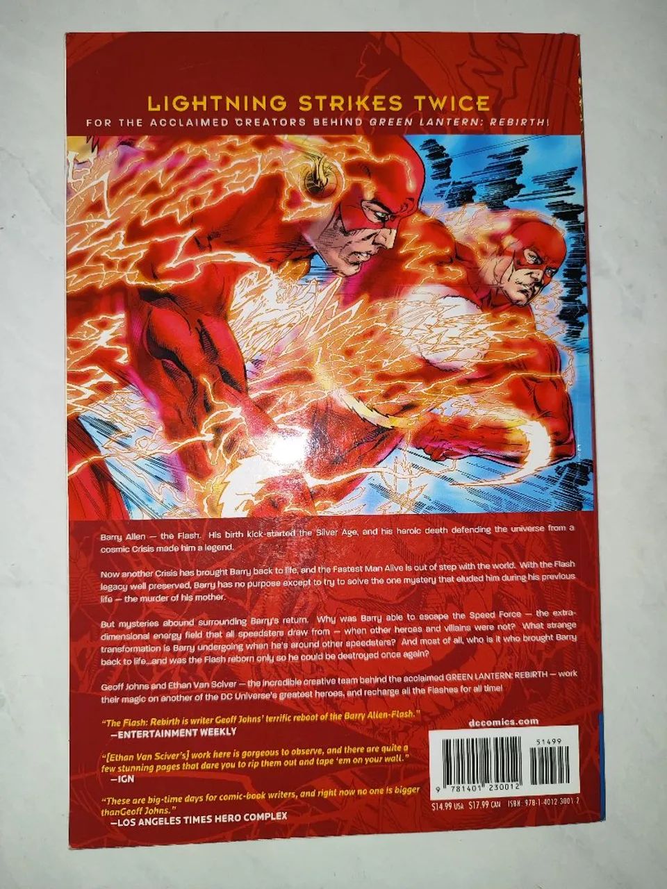 Flash Rebirth by Geoff Johns - Em INGLÊS  - Foto 2