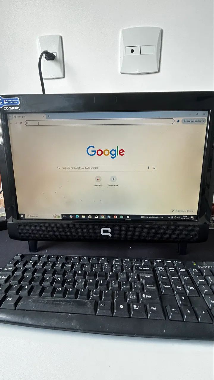 Computador All in one tela 19