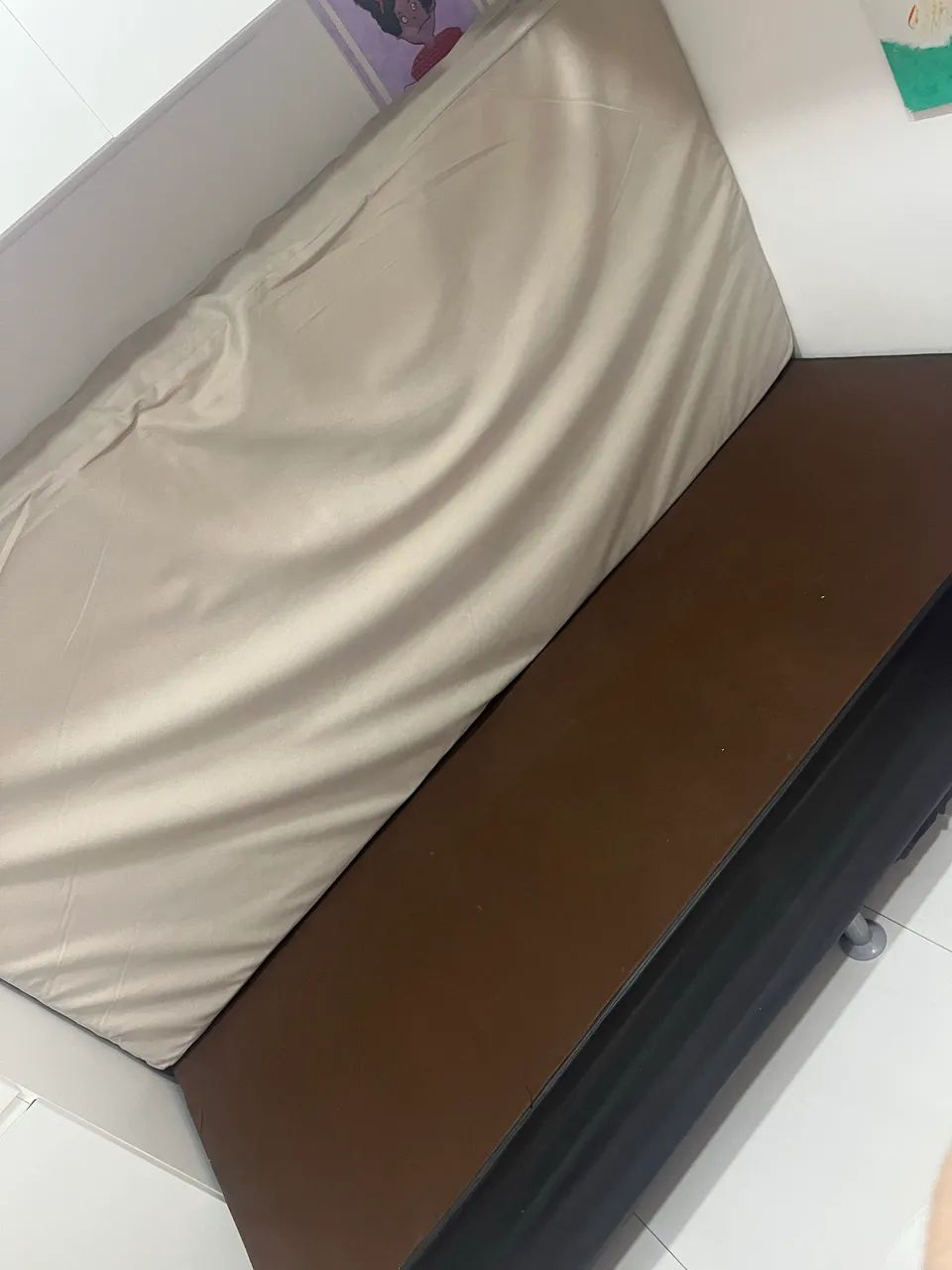 Cama solteiro com colchão ortobom  - Foto 2