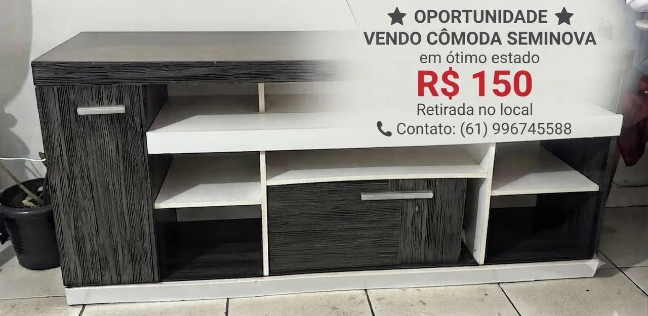 Vendo estante semi nova