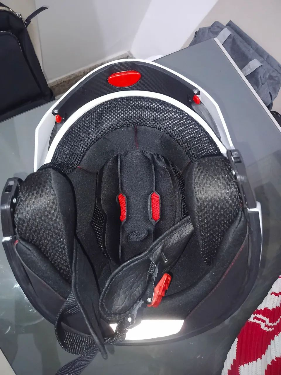Vendo Capacete V-Pro Jet Solid Escamoteável Pro Tork - Foto 4