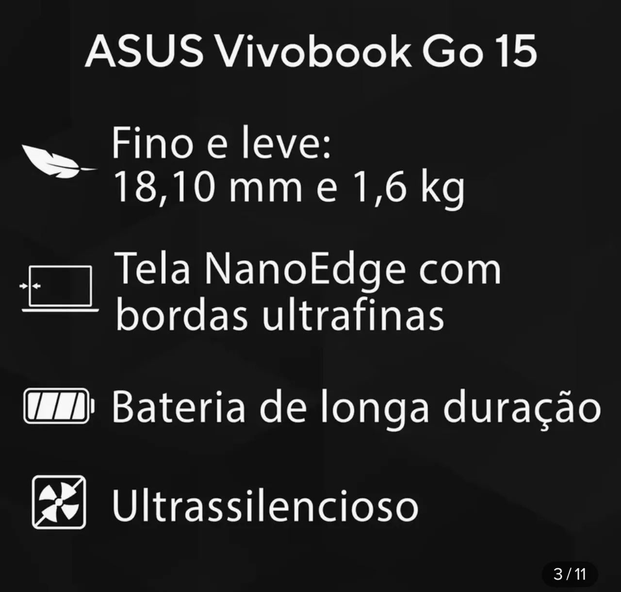 NOTEBOOK ASUS VIVOBOOK GO 15 - Foto 2