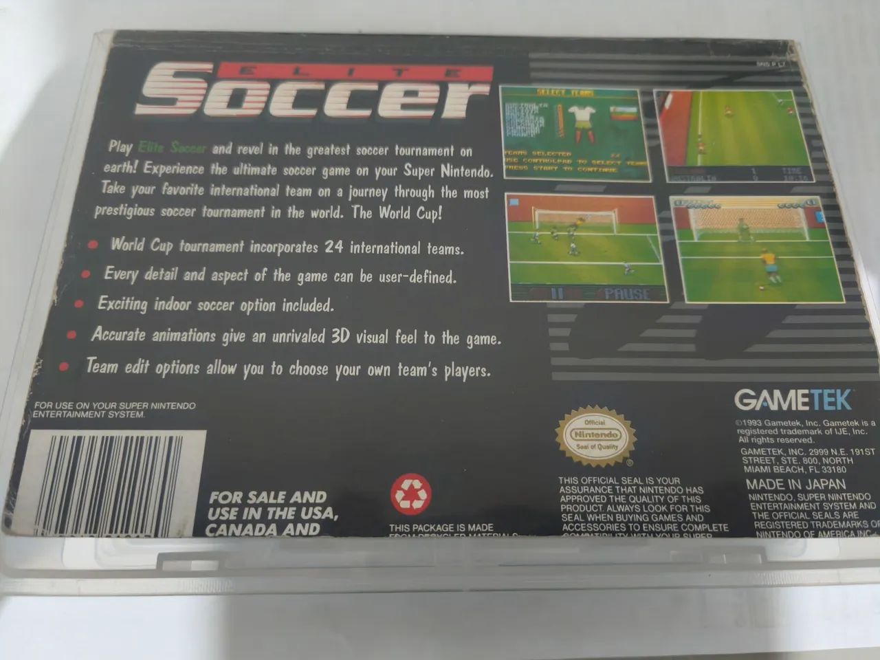 Elite Soccer SNES  - Foto 2