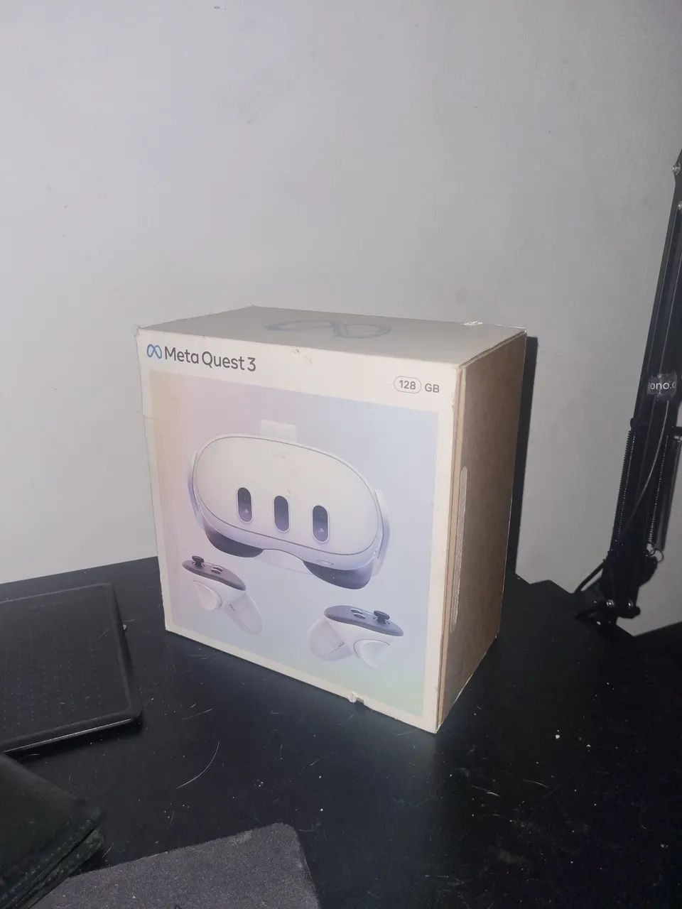 Meta quest 3 128gb + suporte + strep + cabo link - Foto 4