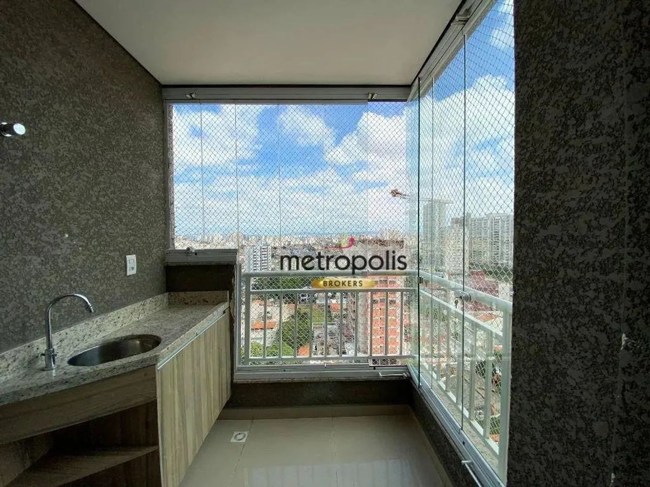 Apartamento com 2 dormitórios para alugar, 63 m² por R$ 3.995,31/mês - Campestre - Santo A - Foto 5