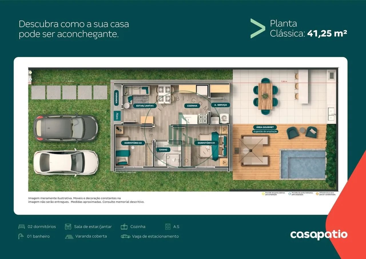 Casas de 2 Dormitórios Lançamento Pagamento Facilitado - Foto 4