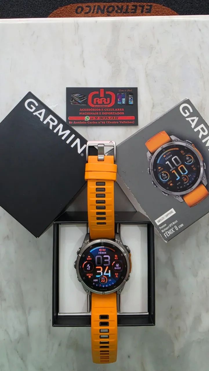 Garmin Fénix 8 47mm Amoled Safira - Foto 3