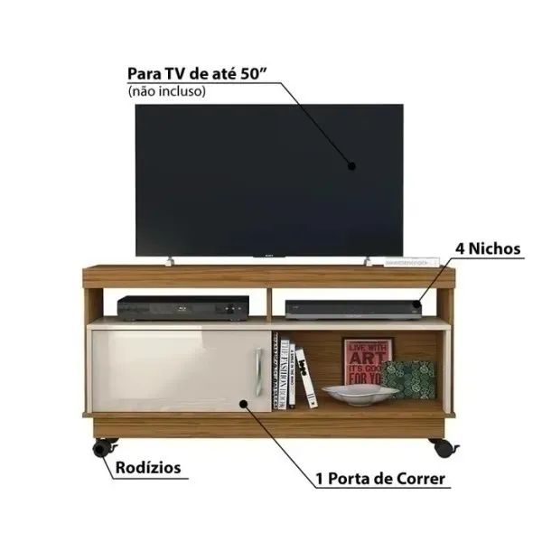 RACK PARA TV DE ATÉ 60 POLEGADAS  - Foto 4