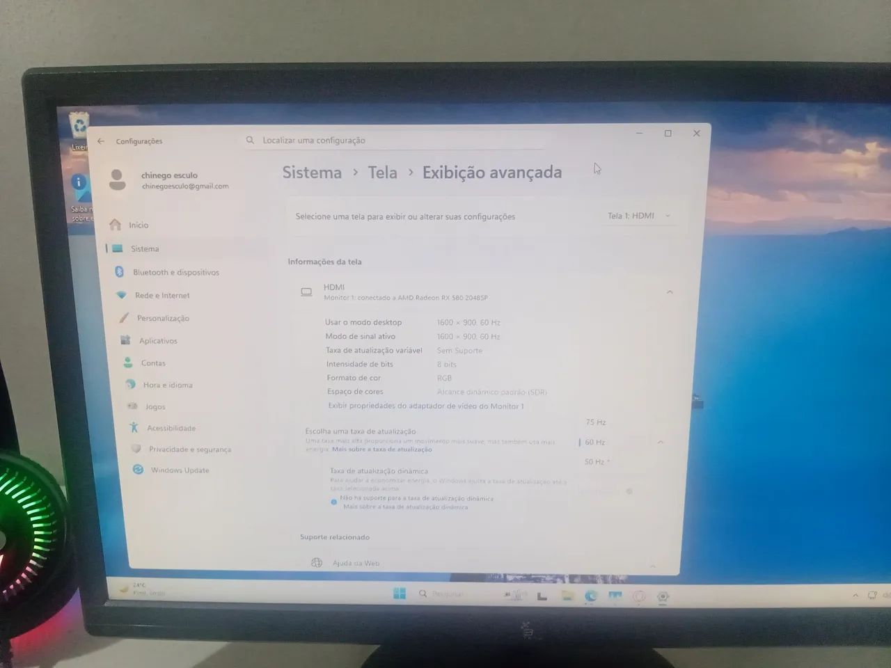 Monitor 75hz 3Green - Foto 5