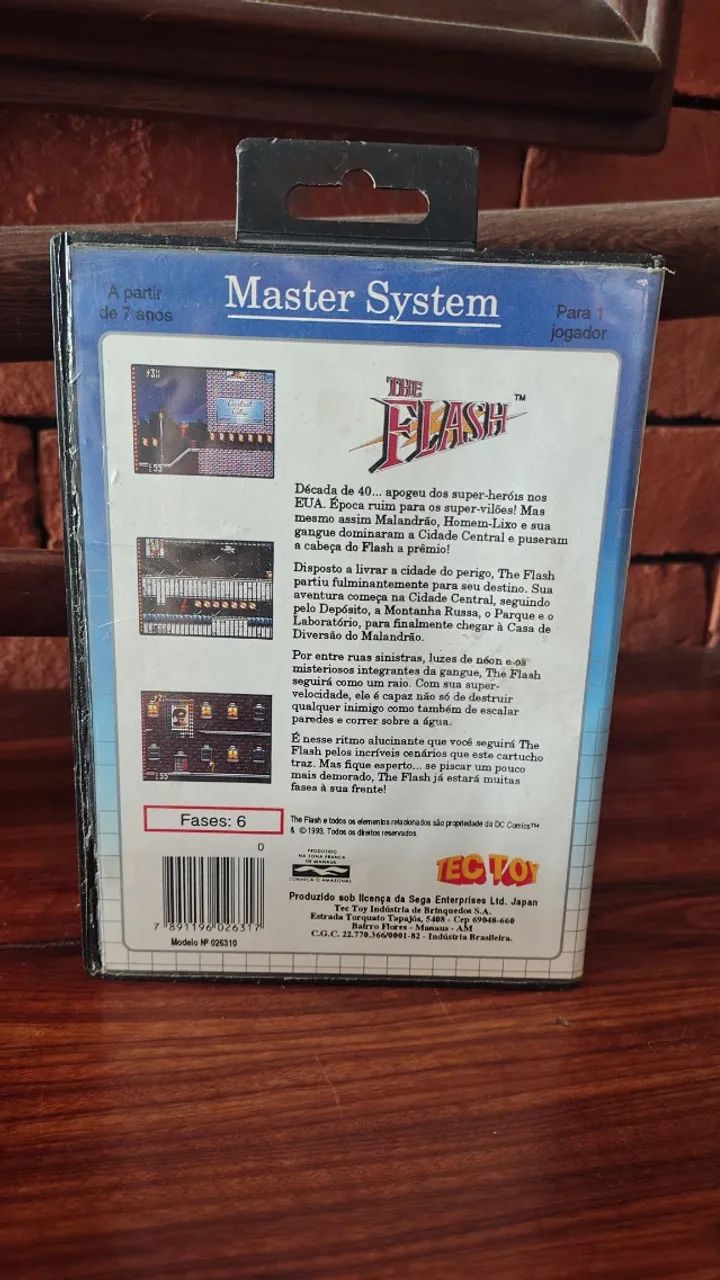 The Flash Master System Completo Original - Foto 4