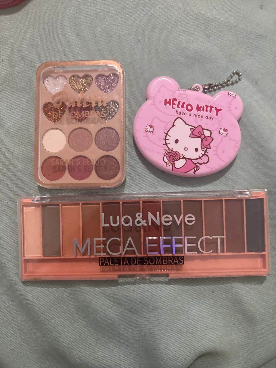 Kit maquiagem + Espelho 