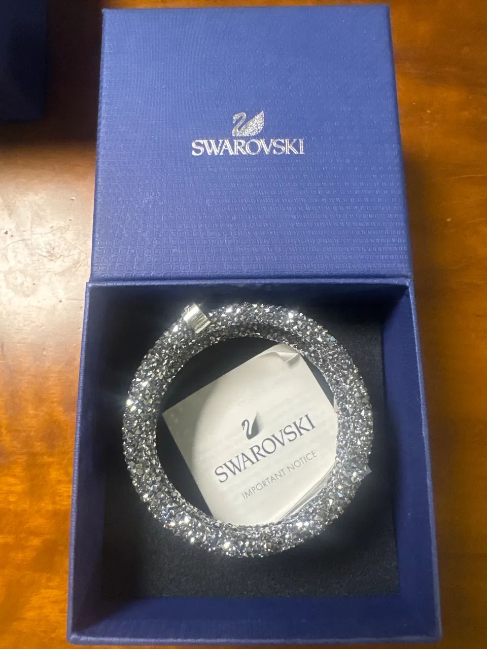 Pulseira Swarovski Crystaldust Original - Prata
